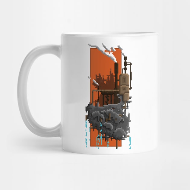 Pixel Landscape : Steam Factory by Draad